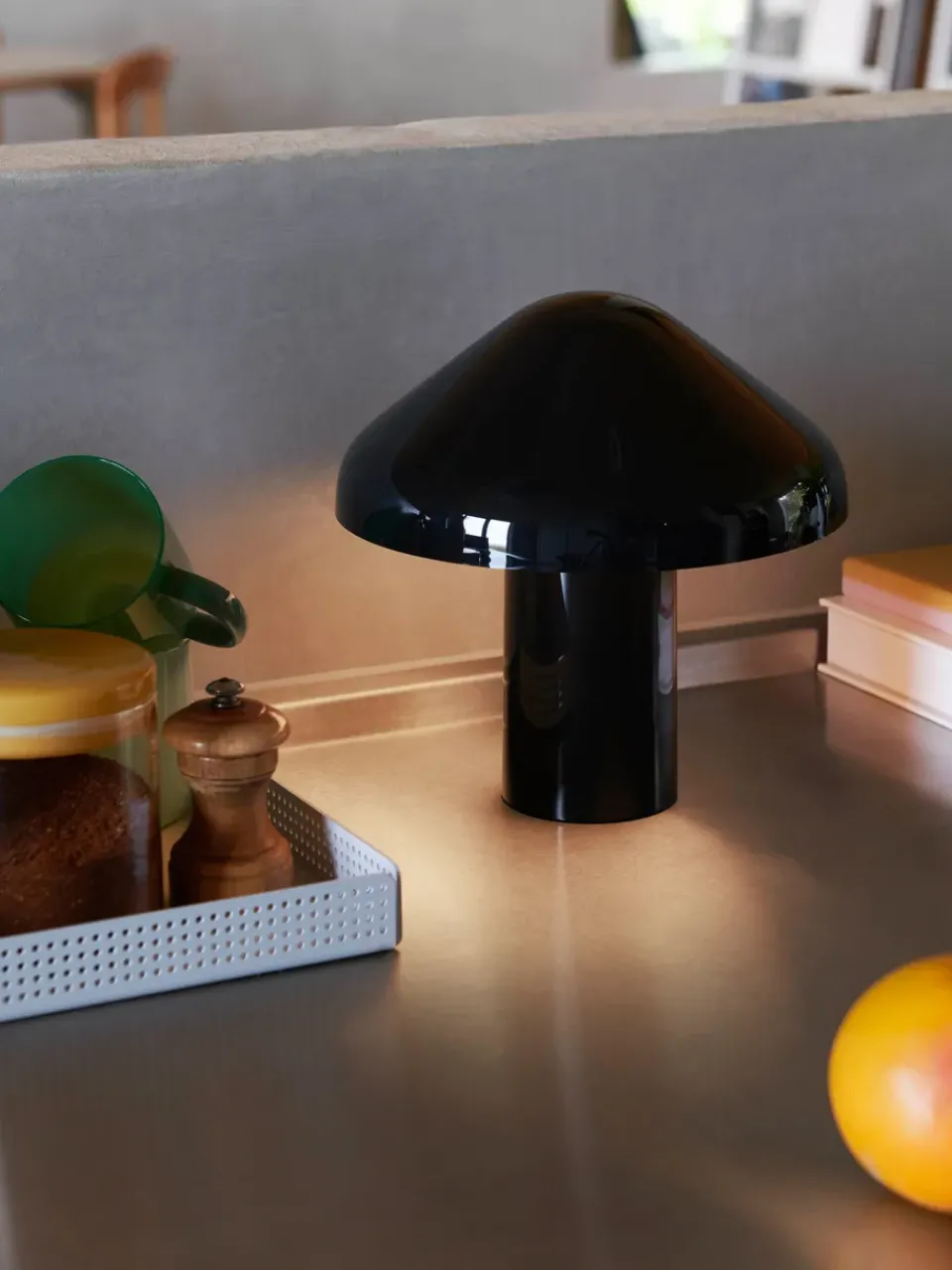 Clearance HAY Pao Portable table lamp, Soft Black