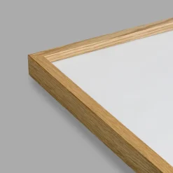 Online Paper Collective frame plexiglass-oak, 30x40 cm Beige