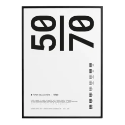 New Paper Collective frame plexiglass-, 50x70 cm Black