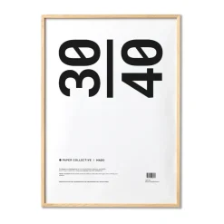 Hot Paper Collective frame plexiglass-ash, 30x40 cm Beige