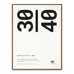 Frames & Poster Frames^Paper Collective frame plexiglass-dark oak, 30x40 cm Brown