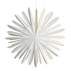 Christmas Decorations^DBKD Paper flake decoration, Large White