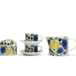 New Arabia Paratiisi box with lid, white- coloured Multi