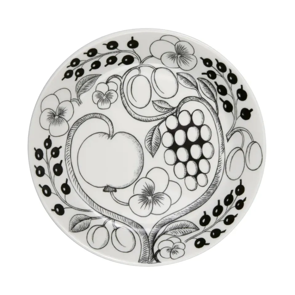 Arabia Paratiisi plate Ø21 cm, Black