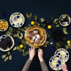 Small Plates & Side Plates^Arabia Paratiisi plate Ø21 cm, blue BlueYellow