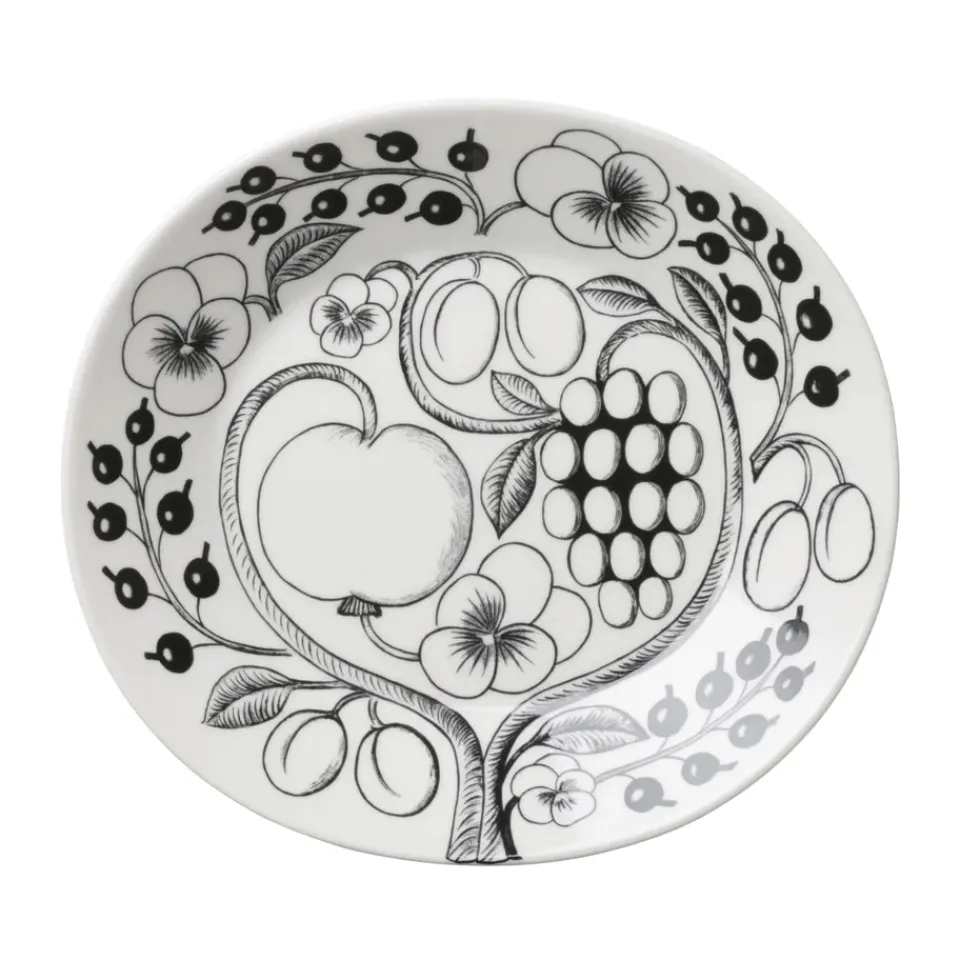 Dinner Plates^Arabia Paratiisi plate oval 25 cm, Black