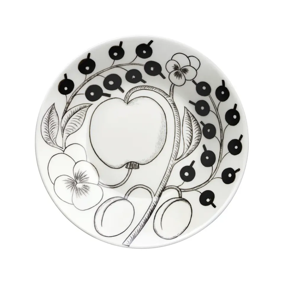 Tea & Coffee Saucers^Arabia Paratiisi saucer Ø14 cm for coffee cup 18 cl, Black