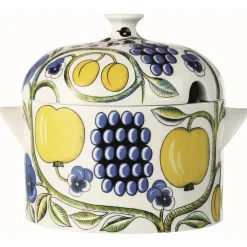 Arabia Paratiisi tureen with lid, 2.8 l BlueYellowWhite
