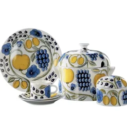 Arabia Paratiisi tureen with lid, 2.8 l BlueYellowWhite