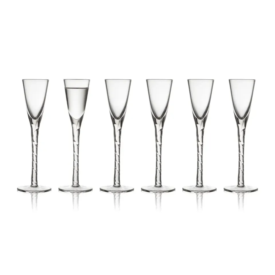 Sale Lyngby Glas Paris snaps glass 2.5 cl 6-pack, Clear Transparent