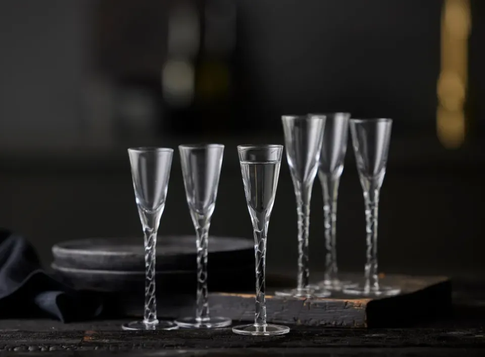 Sale Lyngby Glas Paris snaps glass 2.5 cl 6-pack, Clear Transparent