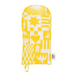 Oven Mitts, Gloves & Pot Holders^Moomin Arabia Party Moomin oven mitt 15x34 cm, Yellow Multi
