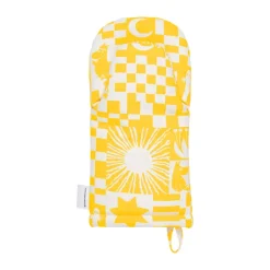 Oven Mitts, Gloves & Pot Holders^Moomin Arabia Party Moomin oven mitt 15x34 cm, Yellow Multi