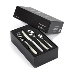 Clearance Serax Passe-Partout cutlery set 24 pieces, matte Silver-coloured