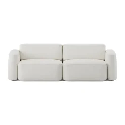 Hot Massproductions Patch 2.5-seater sofa, Ecriture 100 White