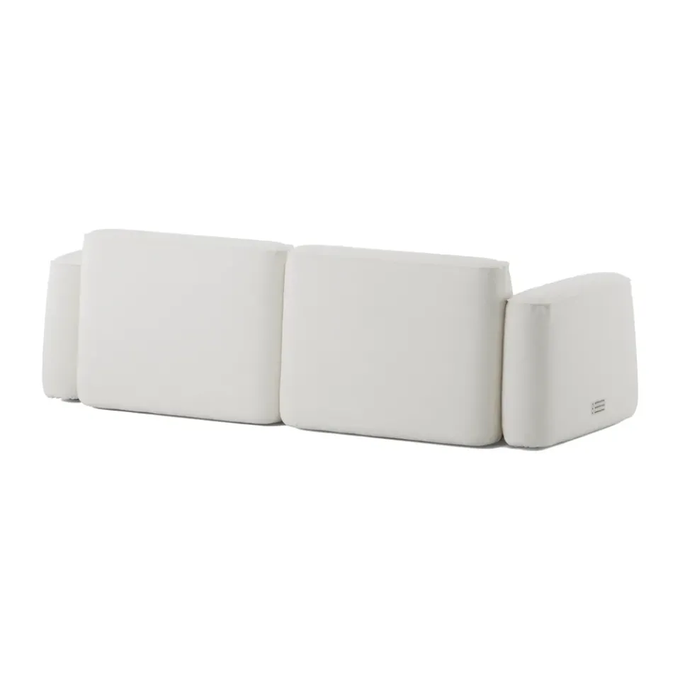 Hot Massproductions Patch 2.5-seater sofa, Ecriture 100 White