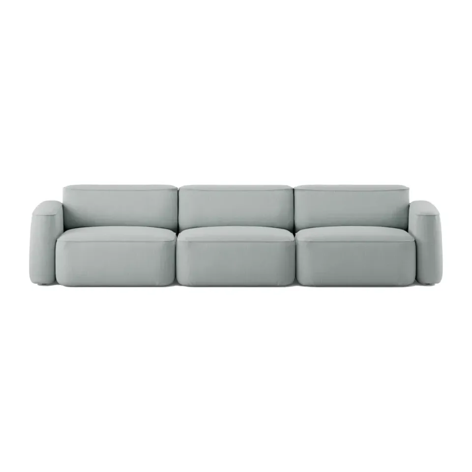 Sofas^Massproductions Patch 3-seater sofa, Linara 253 Swedish Grey