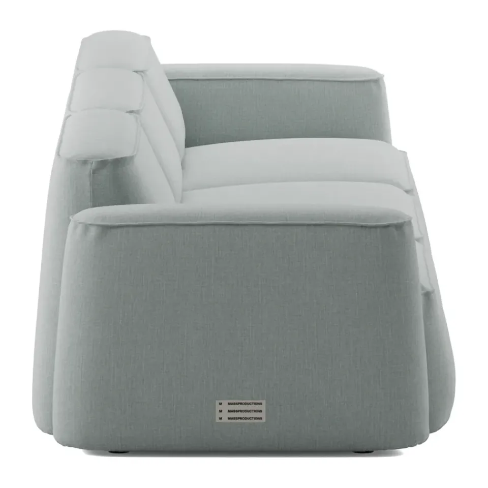 Sofas^Massproductions Patch 3-seater sofa, Linara 253 Swedish Grey