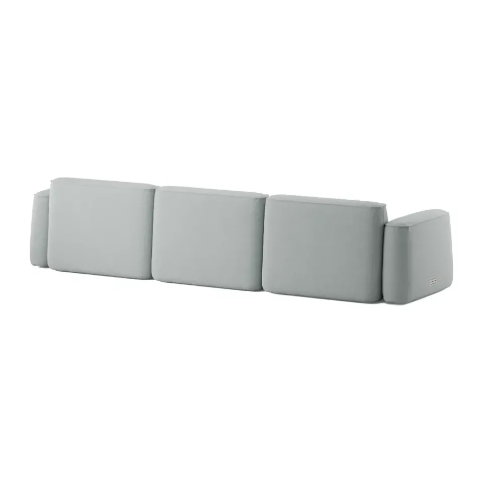 Sofas^Massproductions Patch 3-seater sofa, Linara 253 Swedish Grey