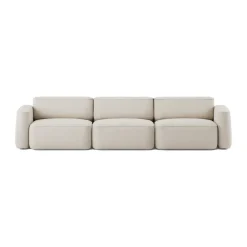 Sofas^Massproductions Patch 3-seater sofa, Linara 05 Porridge White