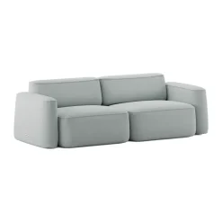 Sofas^Massproductions Patch 2.5-seater sofa, Linara 253 Swedish Grey