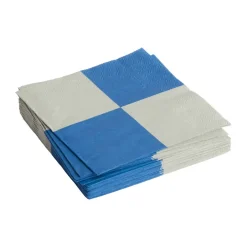 Outlet HAY Pattern Dinner Check napkin 40x40 cm 20-pack, Grey-blue L GreyBlue