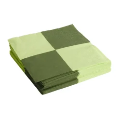Paper Napkins^HAY Pattern Dinner Check napkin 40x40 cm 20-pack, Light -dusty L Green