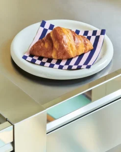 Discount HAY Pattern Dinner Stripe napkin 40x40 cm 20-pack, Light pink-dark blue pillar PinkBlue