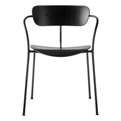 Chairs^&Tradition Pavilion chair AV2, lacquered oak Black