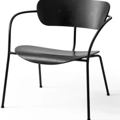 Armchairs & Footstools|Chairs^&Tradition Pavilion chair AV5, lacquered oak Black