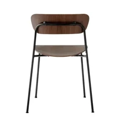Chairs^&Tradition Pavilion chair AV1, Coated walnut Brown