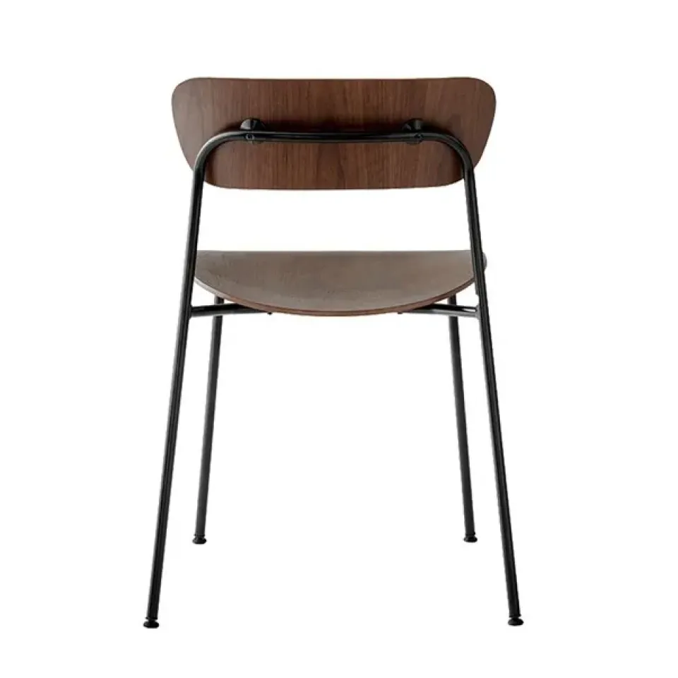 Chairs^&Tradition Pavilion chair AV1, Coated walnut Brown