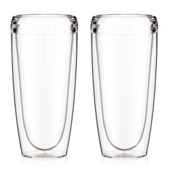 Plastic Cups^Bodum Pavina Outdoor double-walled glass 2-pack, 60 cl Transparent