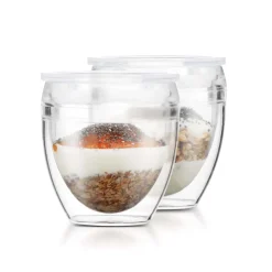 Discount Bodum Pavina To Go double-walled glass 2-pack, 25 cl Transparent