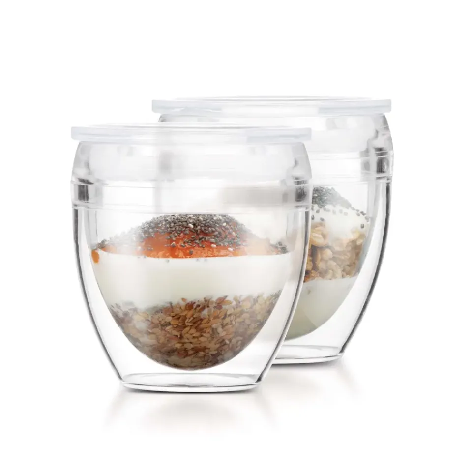 Discount Bodum Pavina To Go double-walled glass 2-pack, 25 cl Transparent