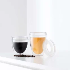 Discount Bodum Pavina To Go double-walled glass 2-pack, 25 cl Transparent