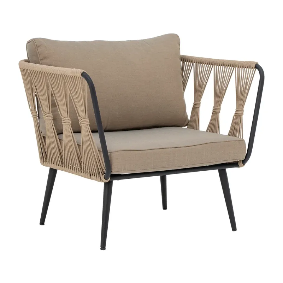 Online Bloomingville Pavone lounge chair, Brown