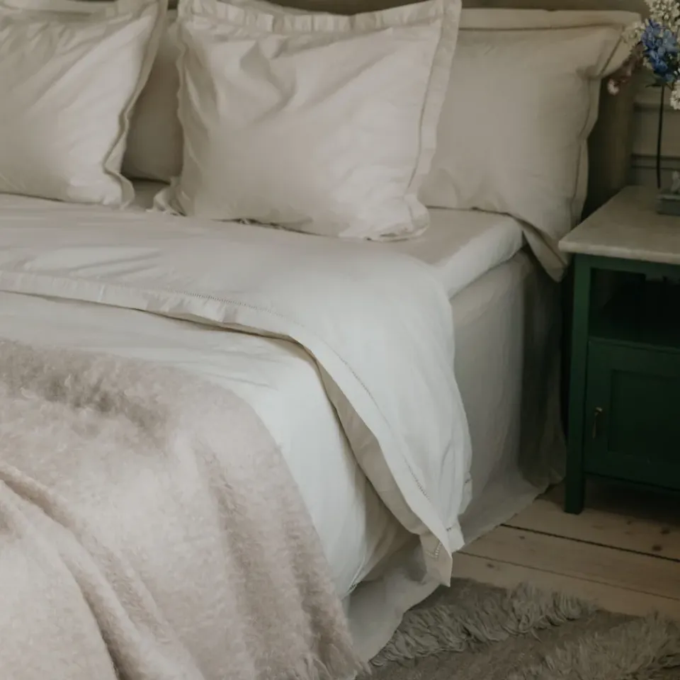 Duvet Covers^Garbo&Friends Pearl Ladder Lace double duvet cover, 240x220 cm White