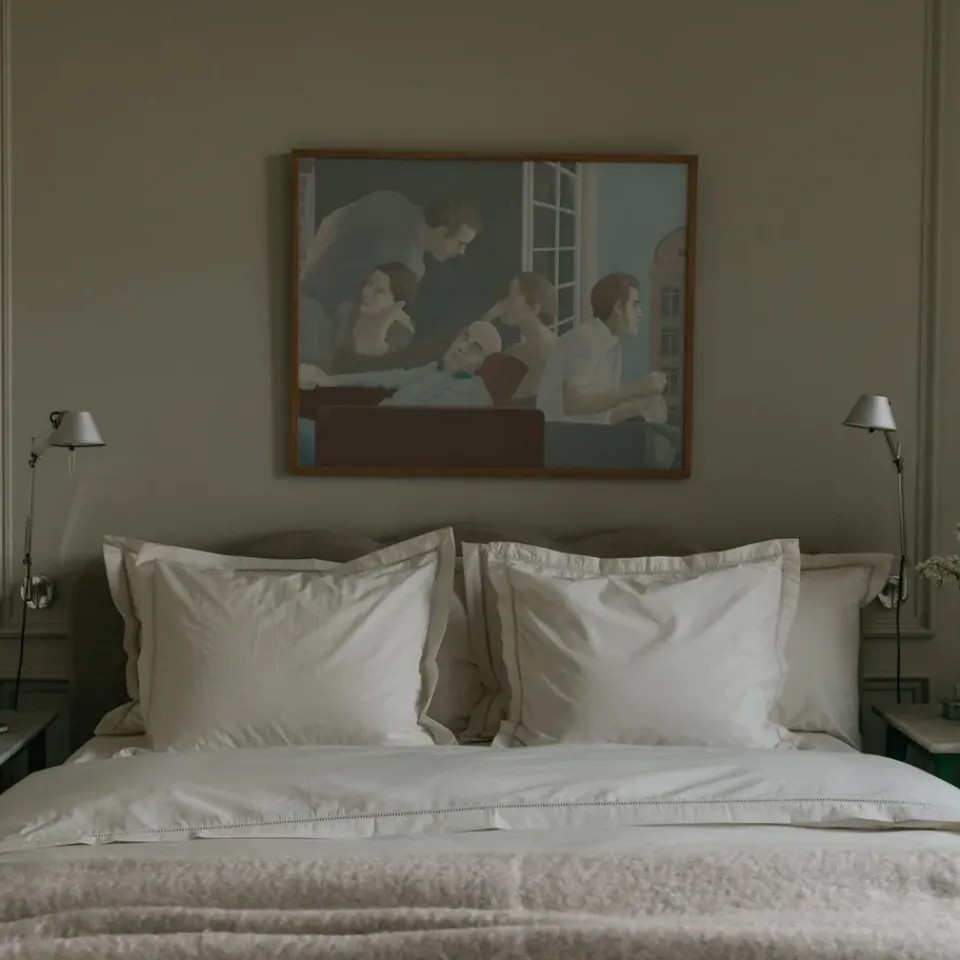 Duvet Covers^Garbo&Friends Pearl Ladder Lace double duvet cover, 240x220 cm White