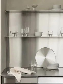 Trays^Blomus PEASY tray S Ø30 cm, Stainless steel Silver-coloured