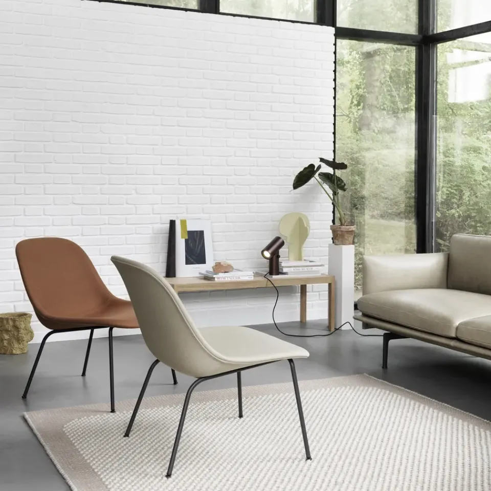 Jute & Natural Fibre Rugs^Muuto Pebble rug 170x240 cm, Pale rose Pink