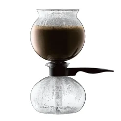 Coffee Presses & Makers^Bodum Pebo vacuum coffee maker 1 L, 8 copper BlackTransparent