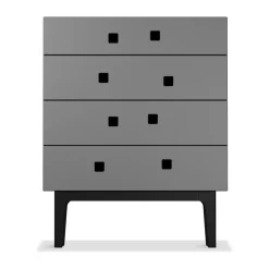 Discount Zweed Peep B3 dresser, Slate , black lacquer Grey