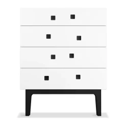 Dressers & Drawer Units|Dressers & Drawer Units^Zweed Peep B3 dresser, , black lacquer White