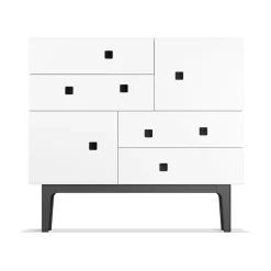 Dressers & Drawer Units|Dressers & Drawer Units^Zweed Peep B1 dresser, , black lacquer White