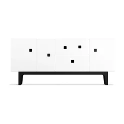 New Zweed Peep M2 media bench, . black lacquered White