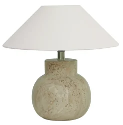 Discount Watt & Veke Pella lamp base, Travertine Grey
