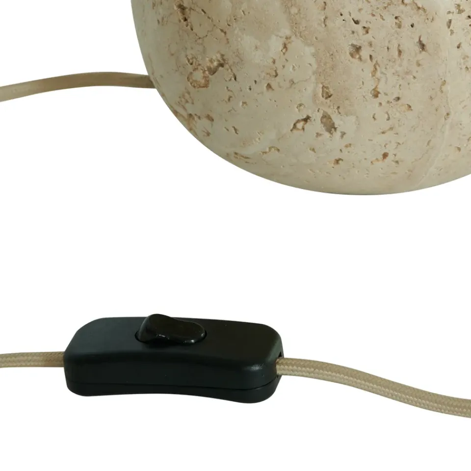 Discount Watt & Veke Pella lamp base, Travertine Grey
