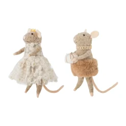 Online Bloomingville Peo Christmas tree decorations wool 2 pieces, , high Brown