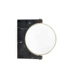 Online Audo Copenhagen Pepe Marble mirror, Marble , wall hung Black